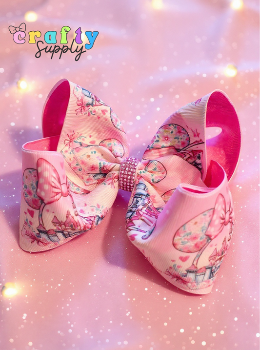 Polka Dots Minnie Bow Boutique Grande