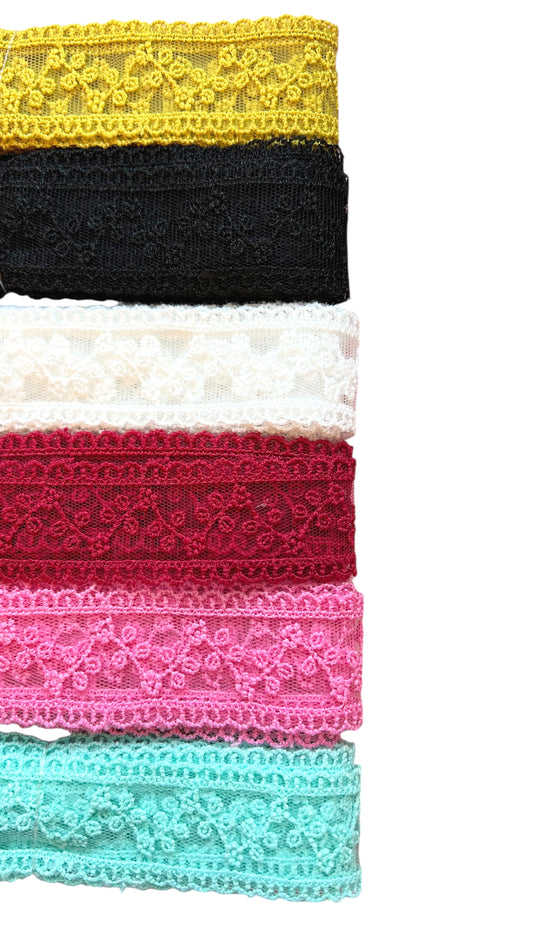 3.8cm 18 yards  Lace Set