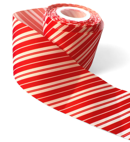 7.5cm/3inch Candy Cane Lines 1 yard