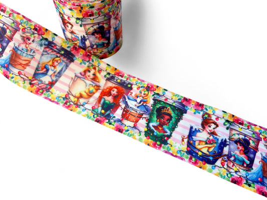 7.5cm/3inch Princesses Christmas Coffee  Cups 1 yard