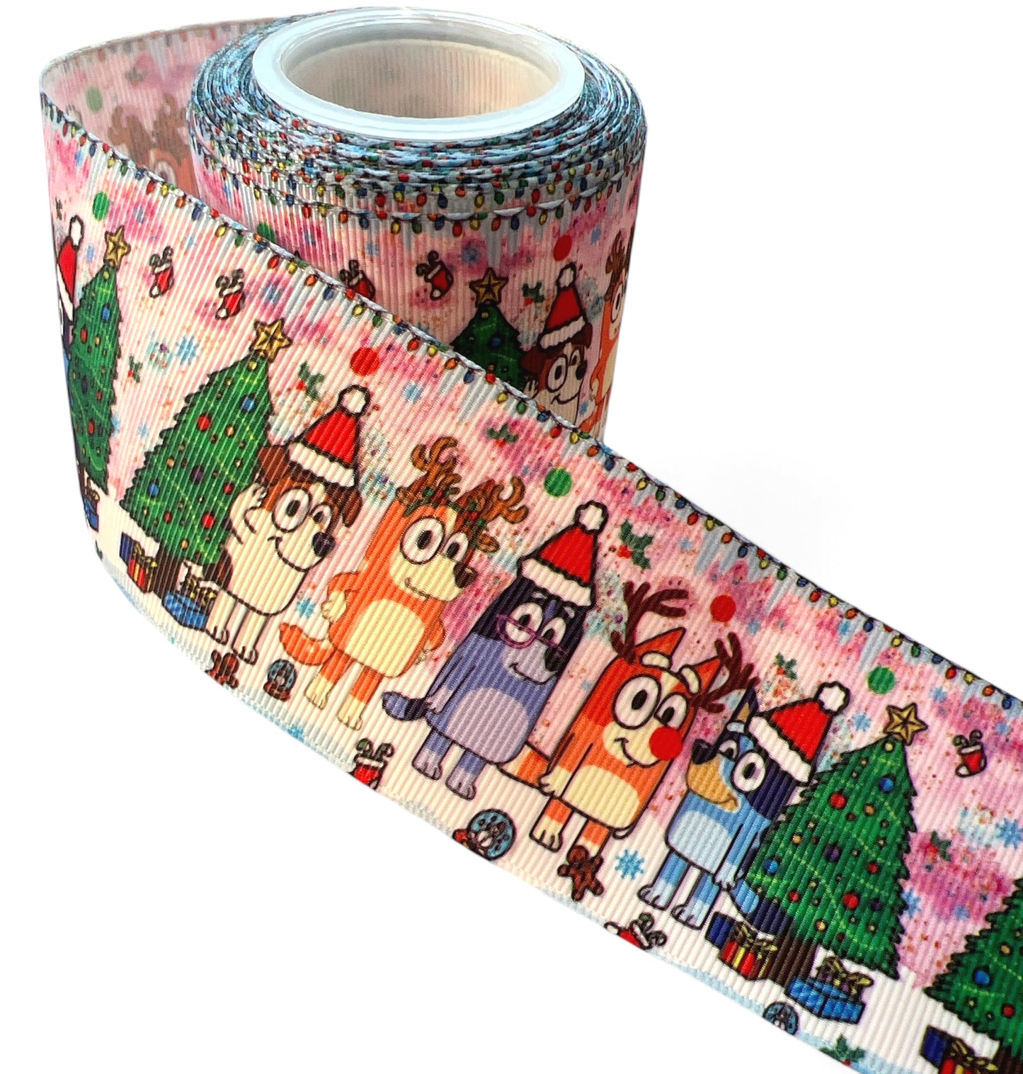 5cm/2inch Bluey Christmas Ribbon 1 yard