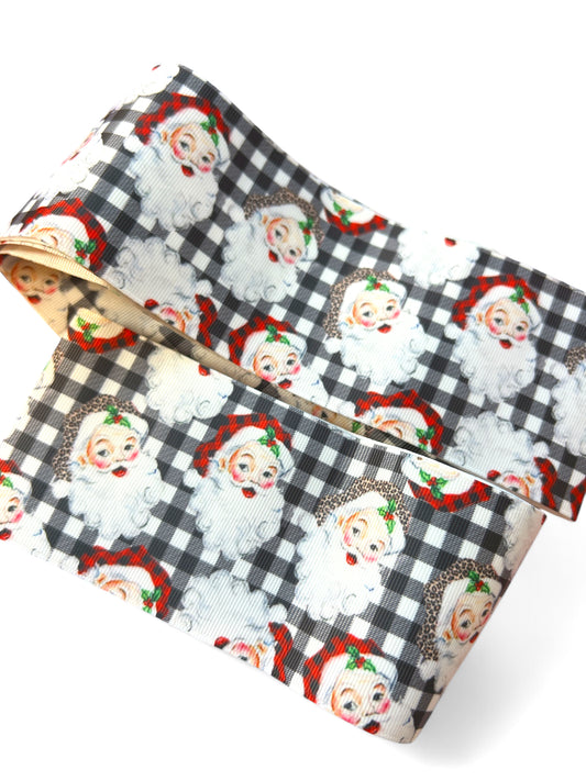 7.5cm/3inch Santa Squares  1 yard