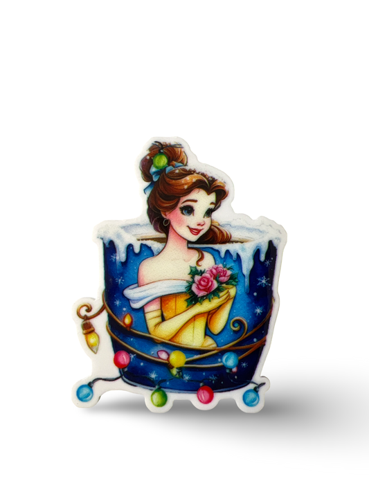 5cm Planar Resin Belle Christmas Lights