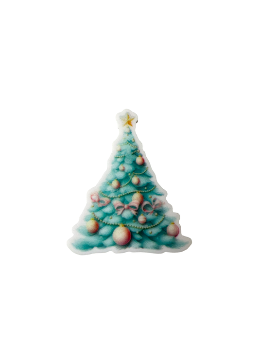3cm cm Planar Resin Christmas Tree