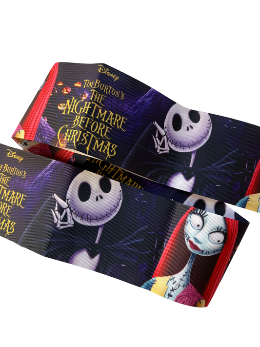 7.5cm/3inch Ribbon Nightmare Before Christmas 1 Yard