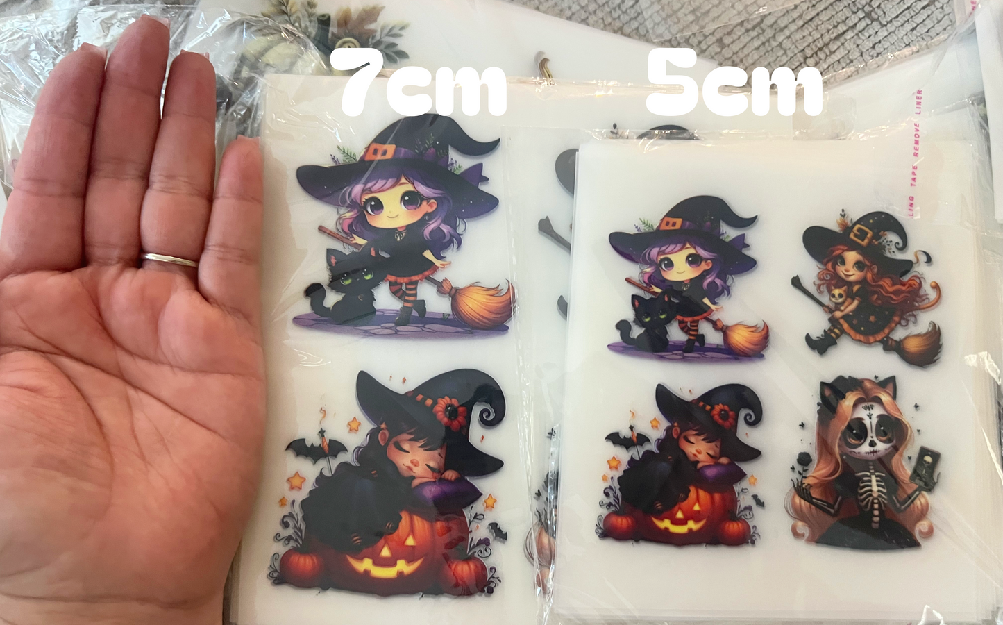 #146 Witch Brooms Transfer  Sheet