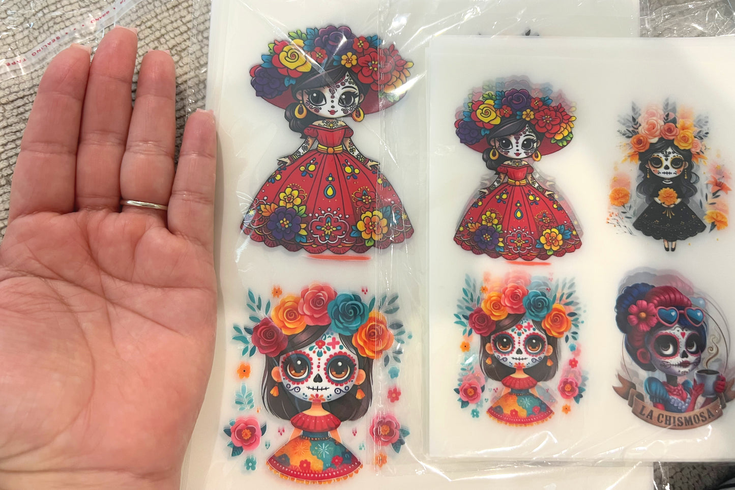 #151 Catrinas Transfer  Sheet