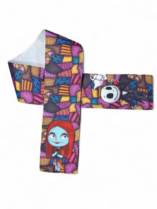 7.5cm/3inch Ribbon Strip Jack and Sally  1 Yard