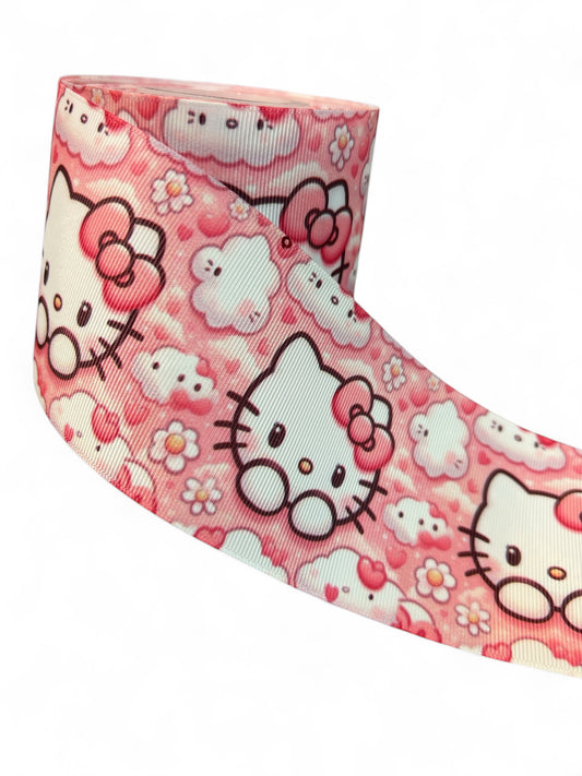 7.5cm/3inch Ribbon HK Clouds 1 yard