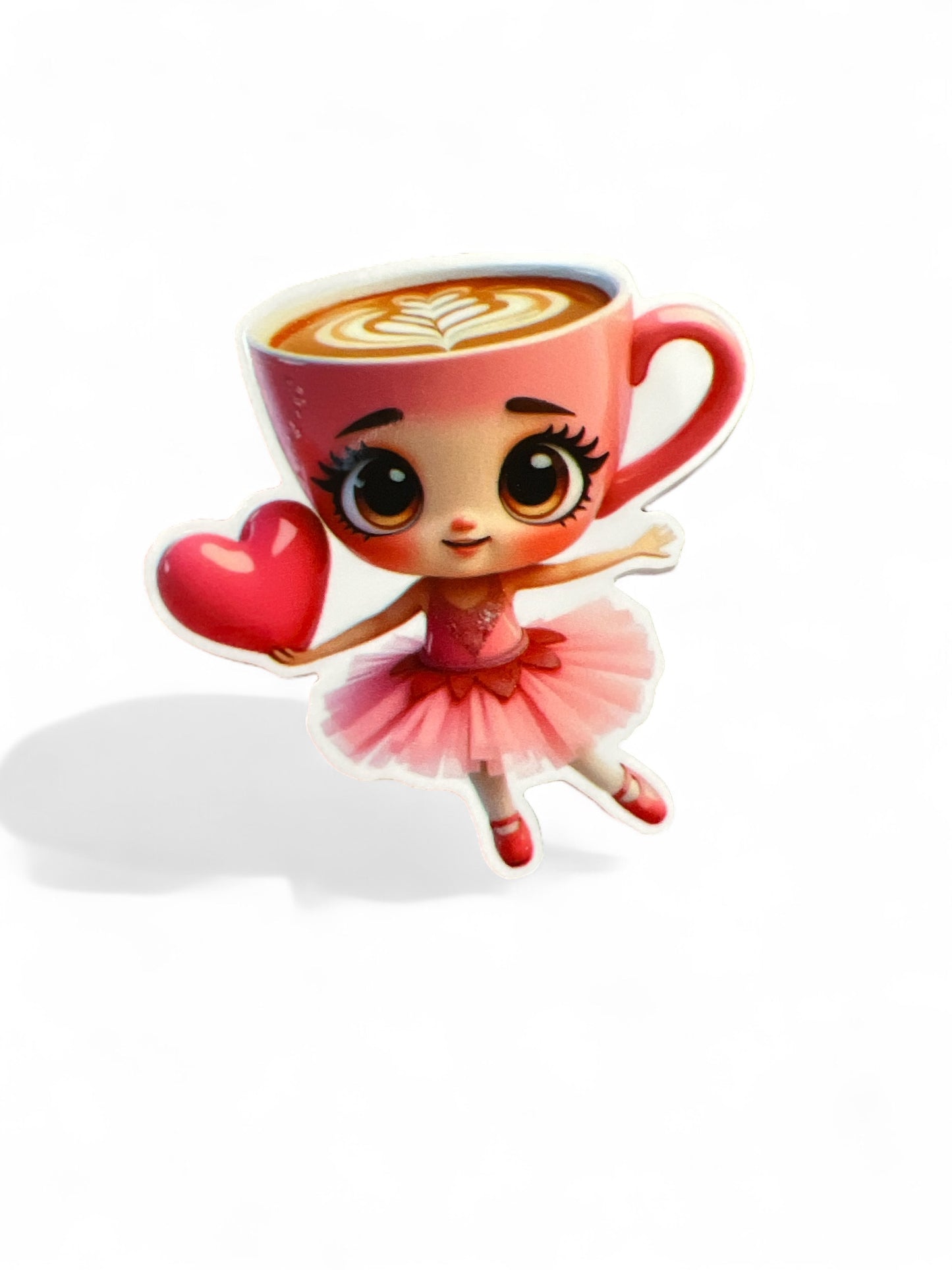 5cm Planar Resin Ballerina Cappuccino 02