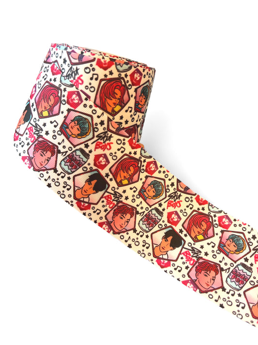 7.5cm/3inch Ribbon Saja Boys Soda Pop 1 yard