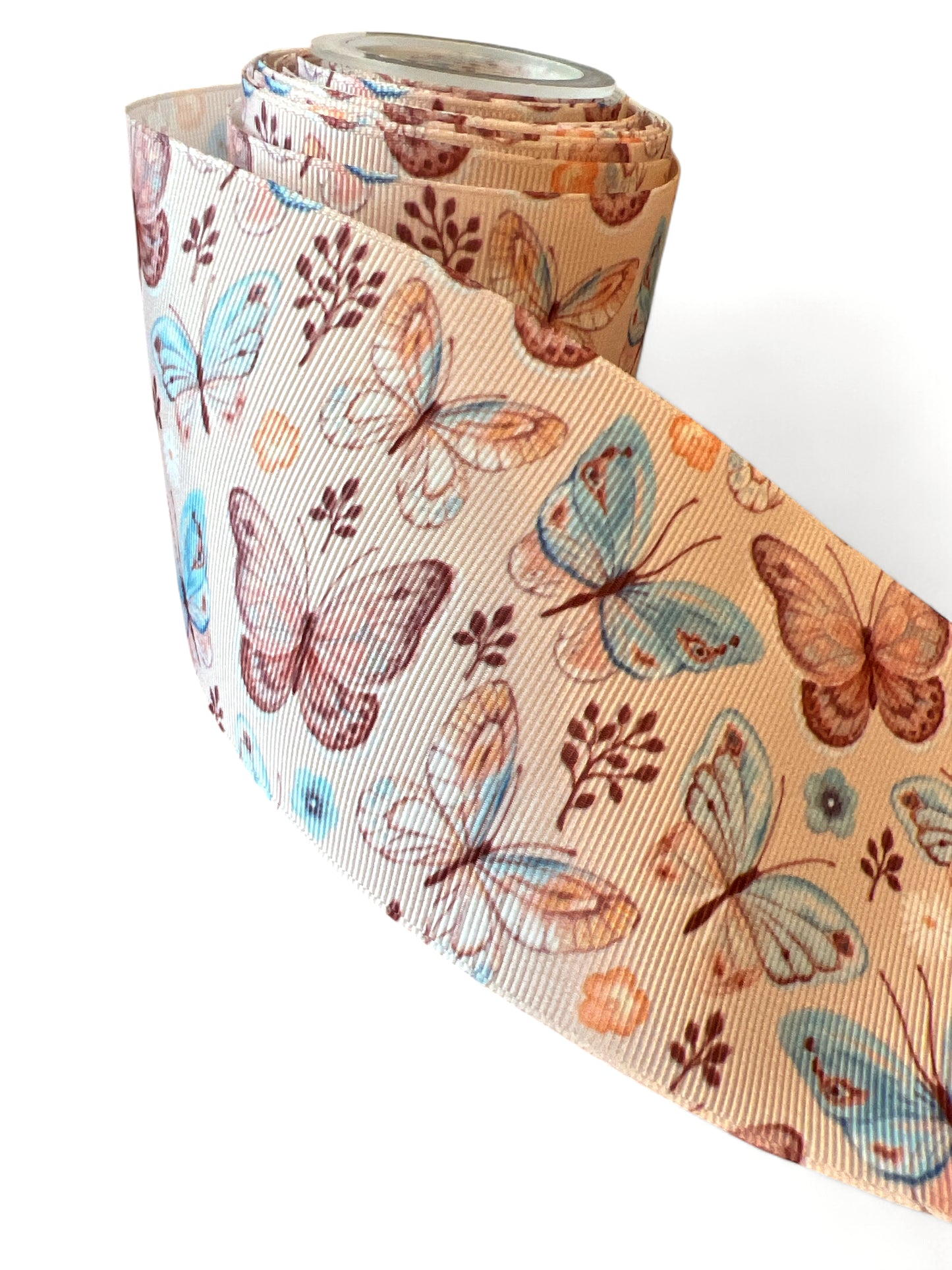 7.5cm/3inch Ribbon Fall Butterfly 1 yard