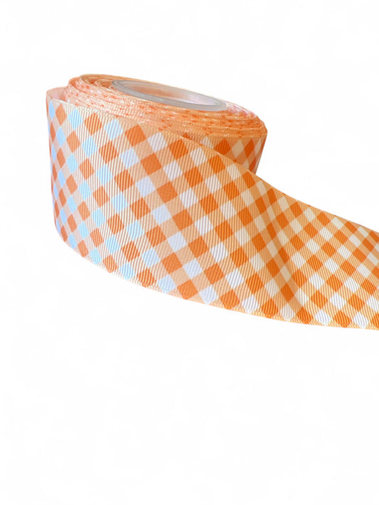 5cm/2inch Orange Squares 1 yard