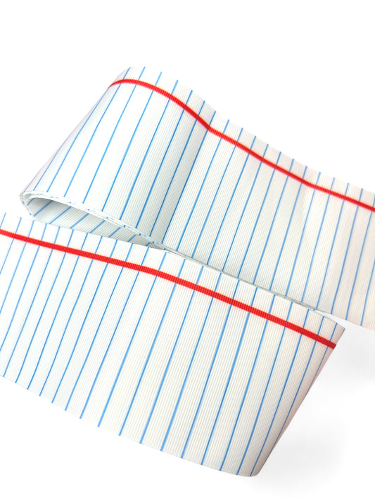 7.5cm/3inch Ribbon Notebook Lines 1 yard