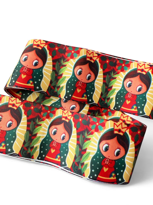 5cm/2inch Virgencita  Ribbon 1 yard