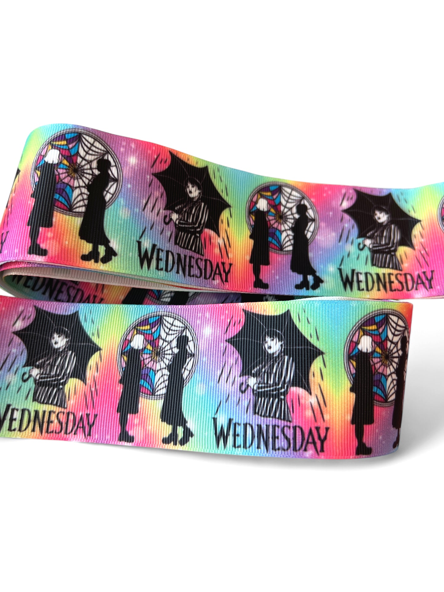 5cm/2inch Rainbow Wednesday Ribbon 1 yard