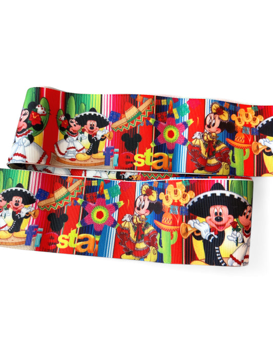 5cm/2inch Fiesta Zarape  Ribbon 1 yard