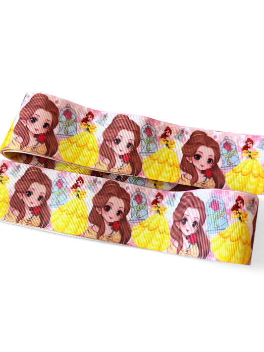 3.8cm/1.5inch Beauty Rose Ribbon 1 yard