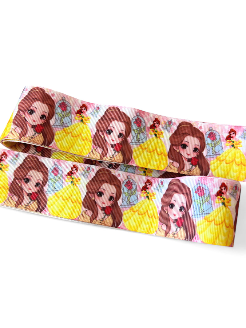 3.8cm/1.5inch Beauty Rose Ribbon 1 yard