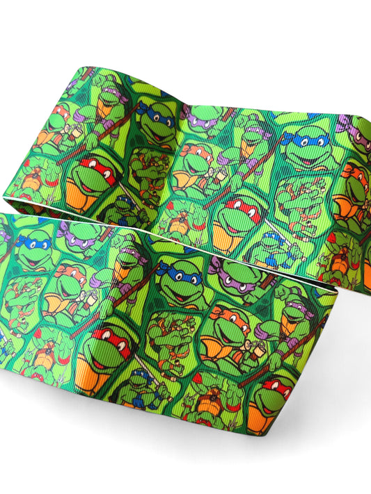 7.5cm/3inch Ribbon Ninja Turtles 1 yard