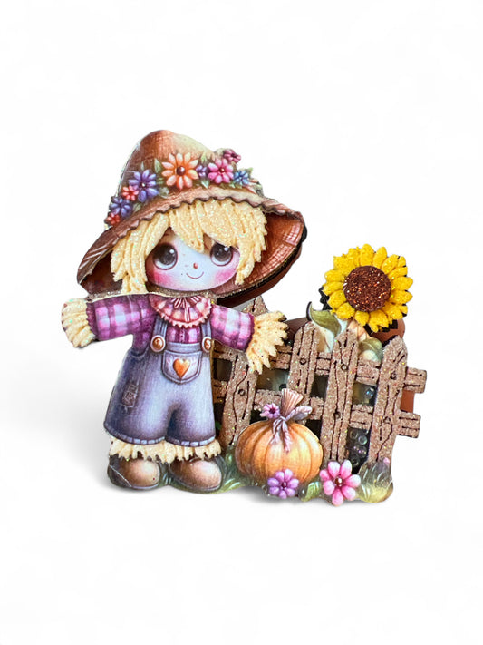 7.5 cm Jumbo  SHAKER Fall Scarecrow