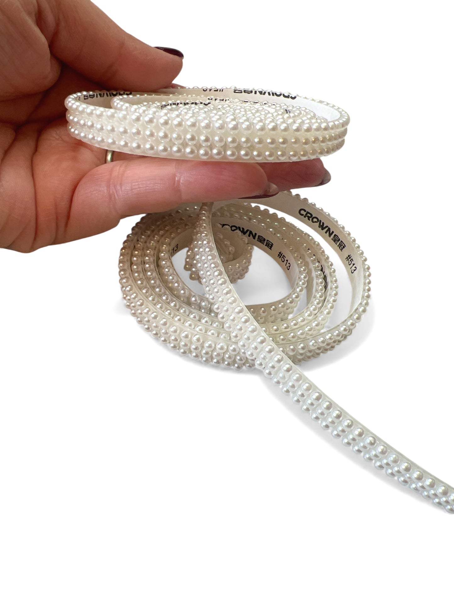 Pearl with Adhesive 1yard-1cm width