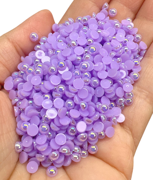 Lilac  Acrylic Pearl 1200pcs