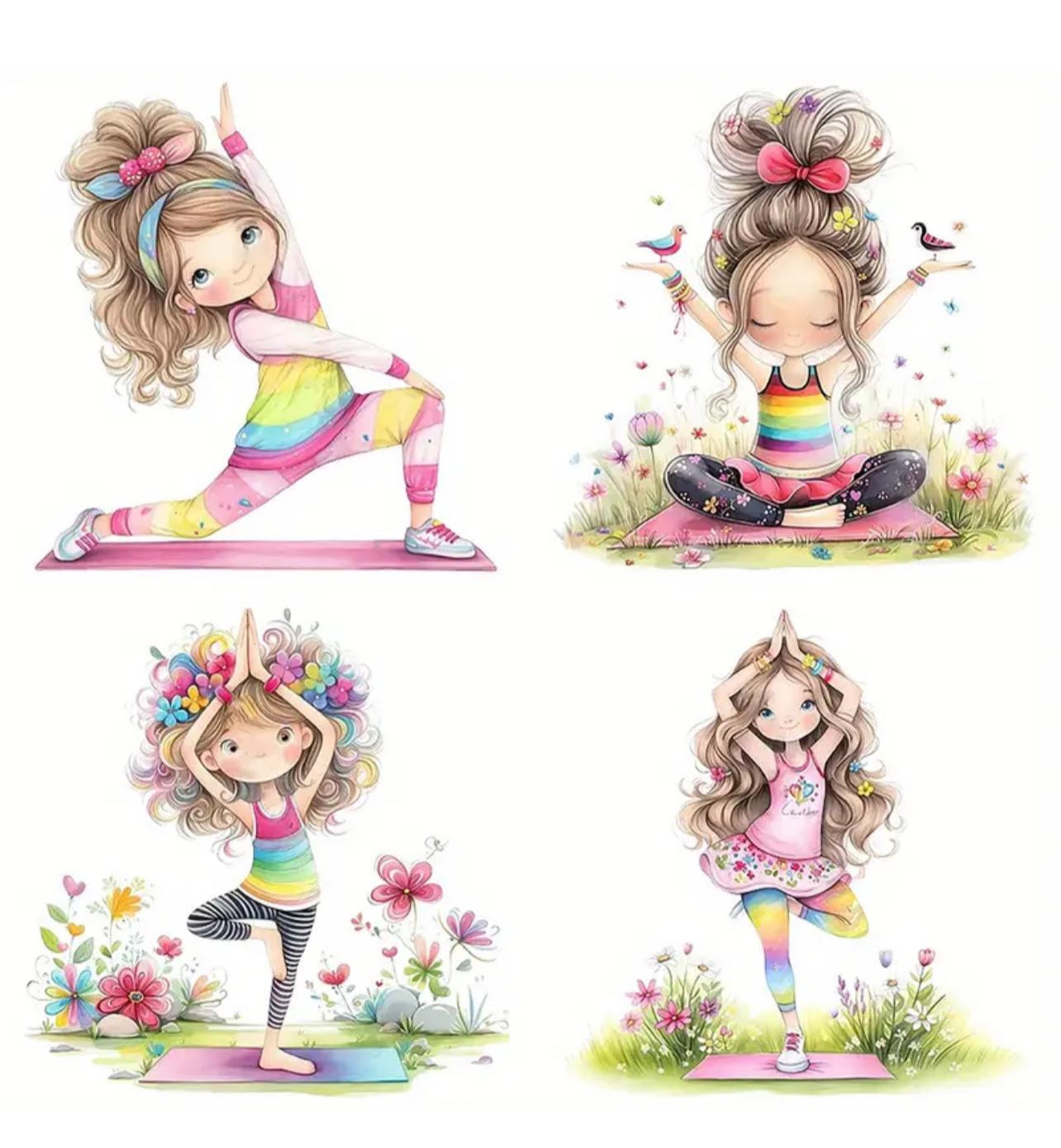 Hoja de transferencia de tiempo de yoga