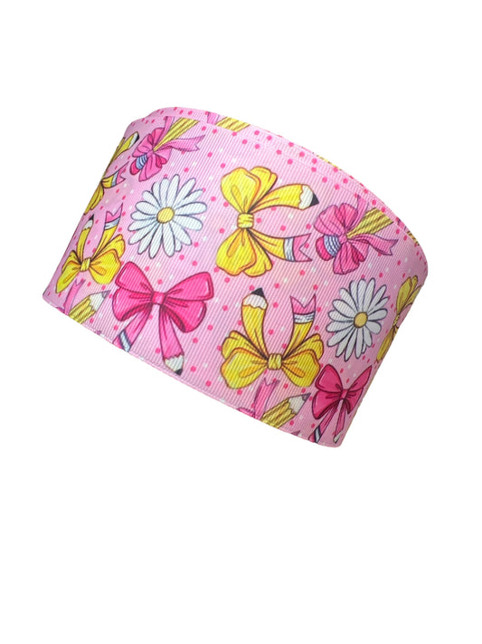 Ribbon Bow Yellow Pencil 1 yard