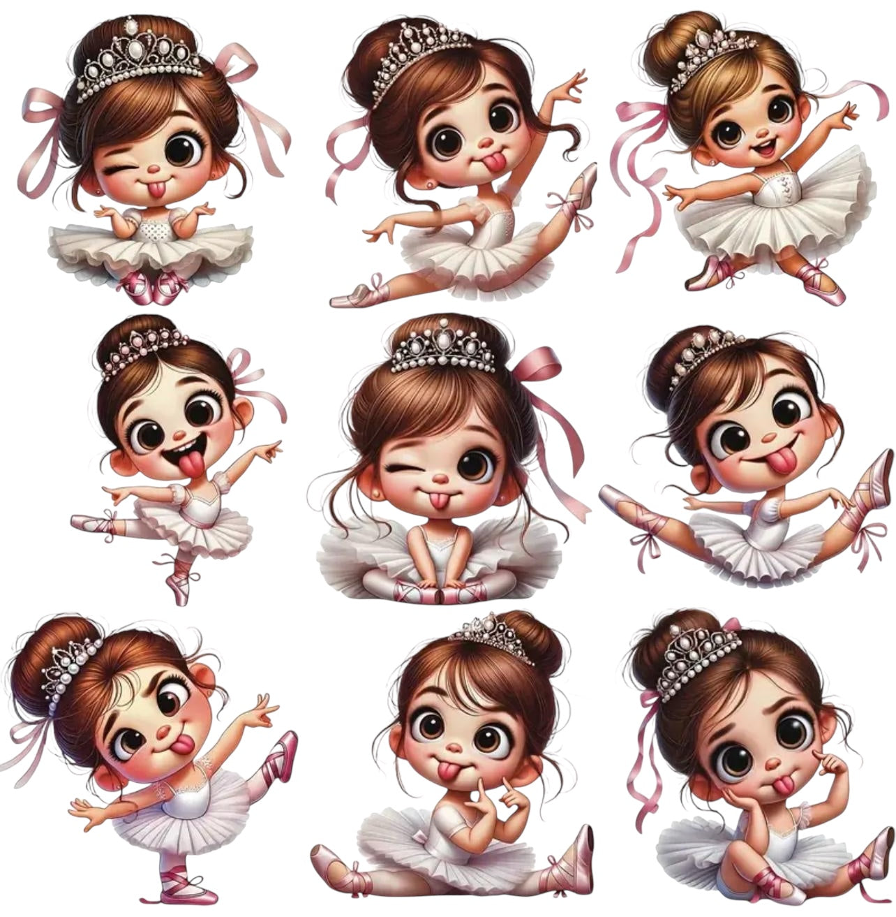 Goofy Ballerina Transfer  Sheet
