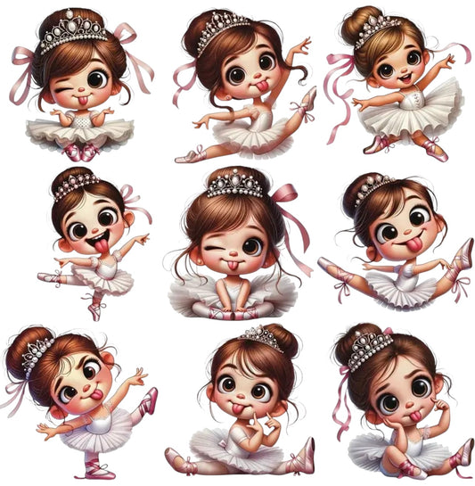 Goofy Ballerina Transfer  Sheet