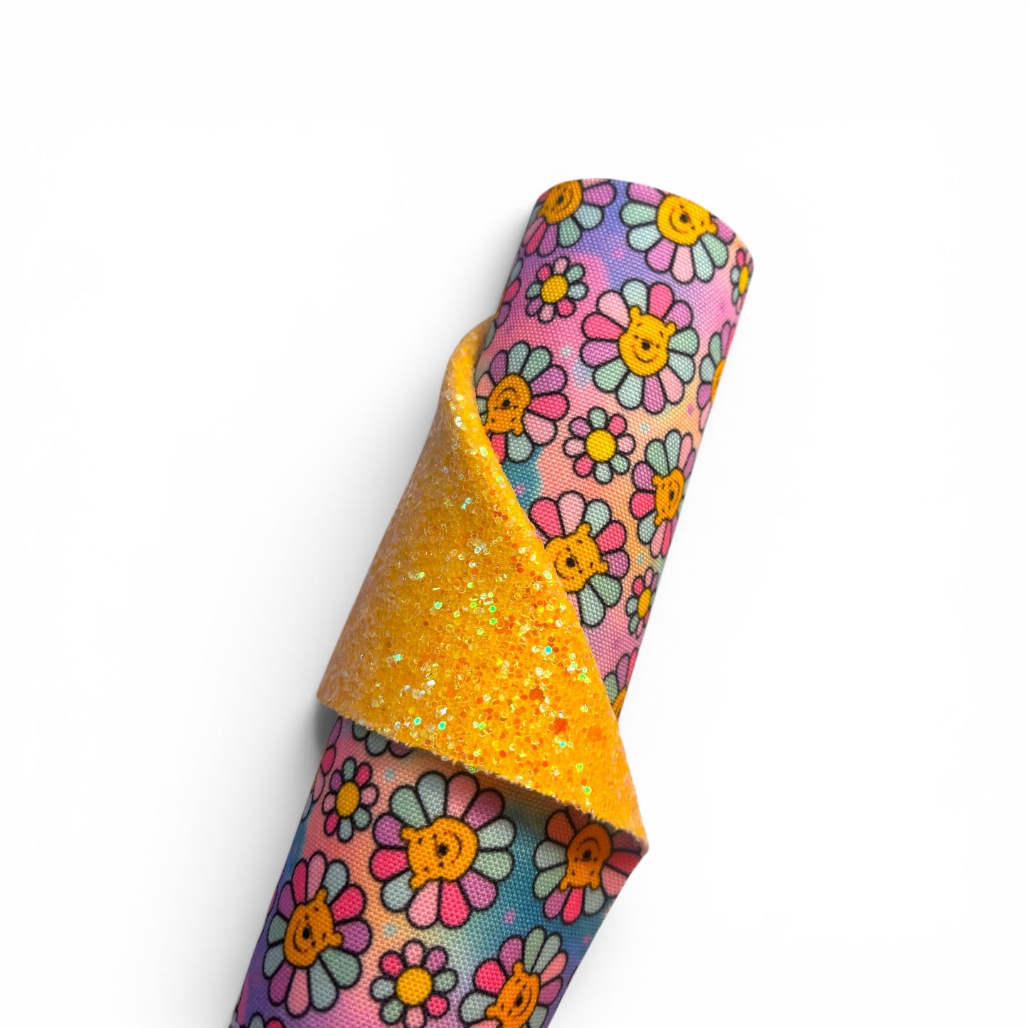 Roll 8x20inch Pooh Flower Double Sided