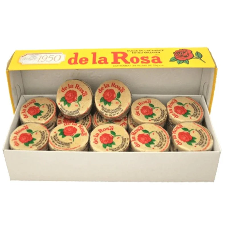 60 Pcs Box Mazapan Mini (allergy ALERT) Peanut Candy