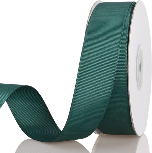 Dark Green Taiwan Ribbon Solid Grosgrain 1 yard