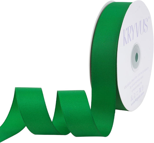 Green Taiwan Ribbon Solid Grosgrain 1 yard