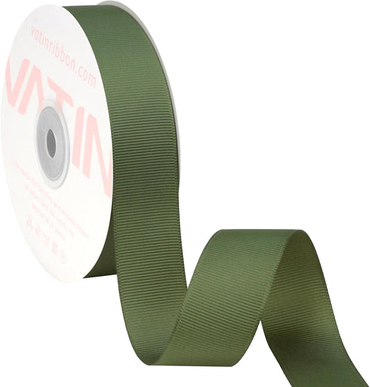Hunter Green Taiwan Ribbon Solid Grosgrain 1 yard