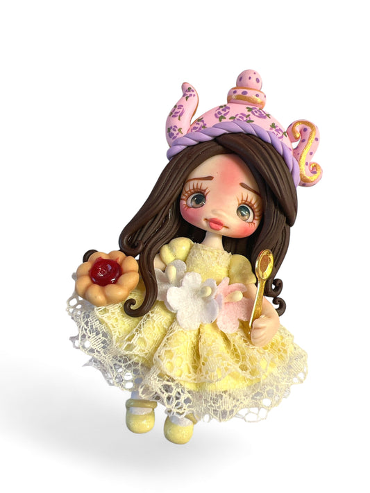 4inch Hand Crafted Clay Doll