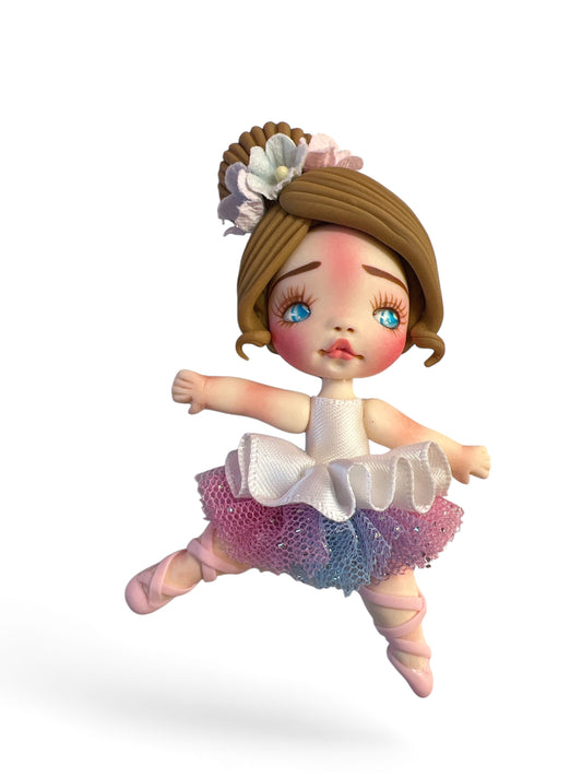 4inch Hand Crafted Clay Doll