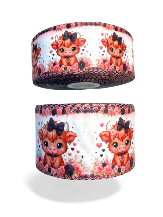 Cow Bow  Ribbon