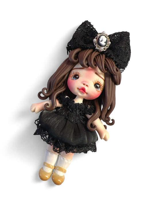 4inch Hand Crafted Clay Doll