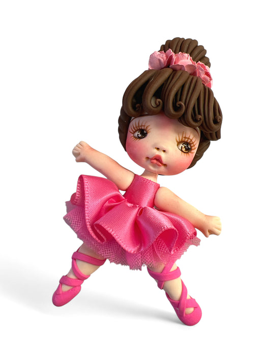 4inch Hand Crafted Clay Doll