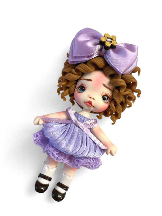 4inch Hand Crafted Clay Doll