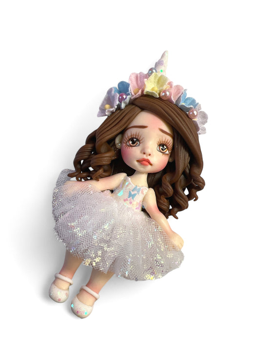 4inch Hand Crafted Clay Doll
