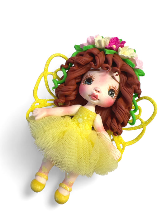 4inch Hand Crafted Clay Doll