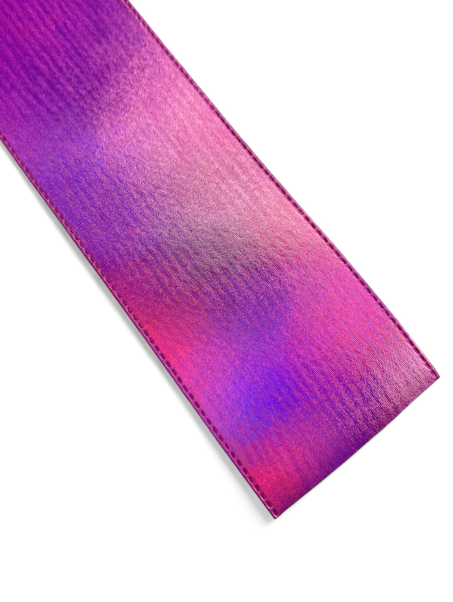 Cinta metálica holográfica Fiushia de 7,5/3 pulgadas, 1 yarda