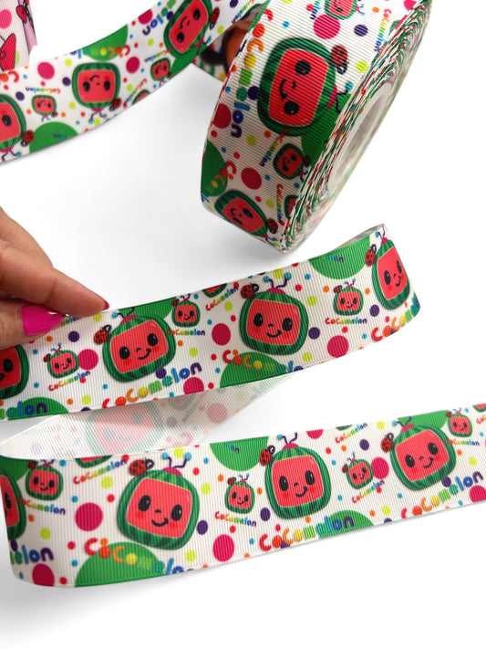 3.8cm Favorite Melon  Ribbon Yard