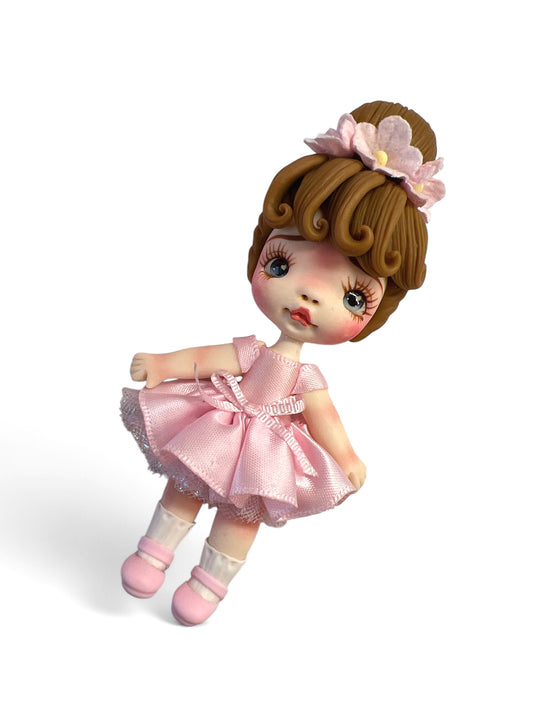 4inch Hand Crafted Clay Doll