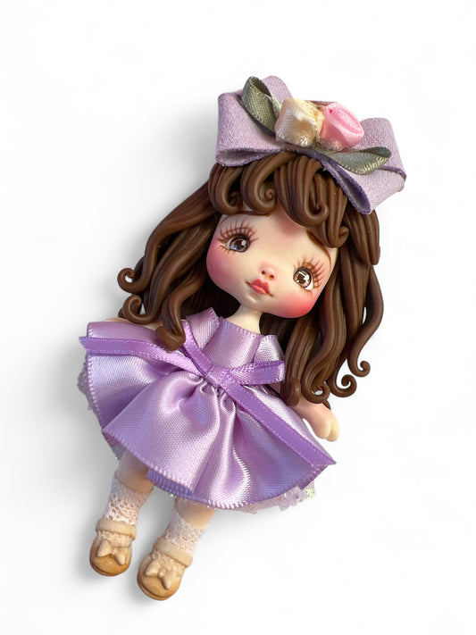 4inch Hand Crafted Clay Doll
