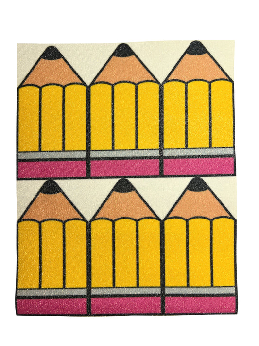 Mini Glitter Pencil Set of 6