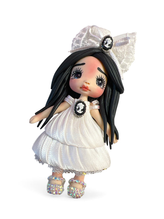 4inch Hand Crafted Clay Doll